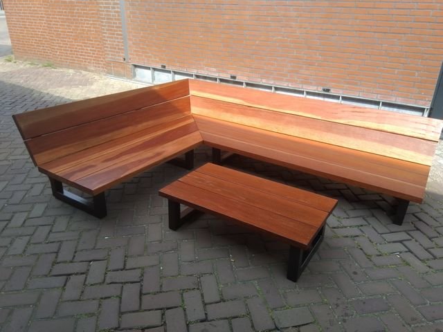 Tuin Hoekbank Hout Tuinwaardig