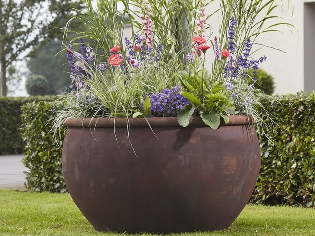 Corten Look Grote Plantenpot XXL Tuinwaardig