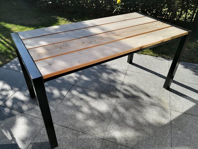 Tuintafel Hout Staal TW Breda Tuinwaardig