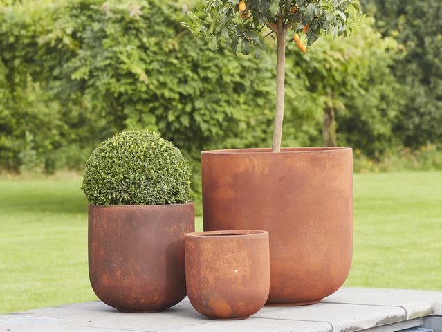 Corten Plantenpot Tuinwaardig